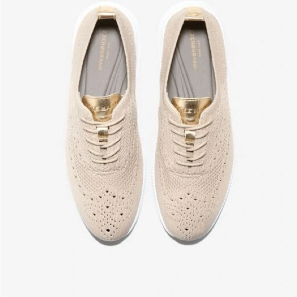 COLE HAAN Women's 2.ZERØGRAND Stitchlite Wingtip Oxfords Sneakers Tennis Shoes - Picture 3 of 15